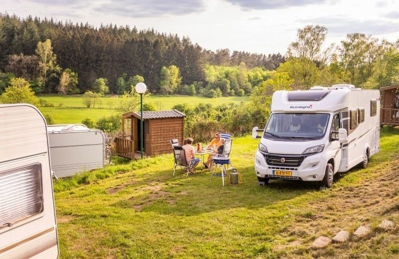 Bertrix camping belgien mit aussicht