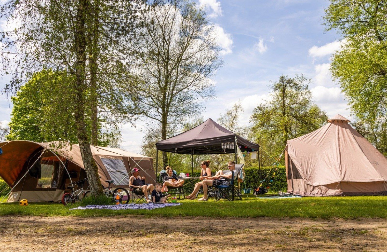 Comfortplaats kamperen ardennen