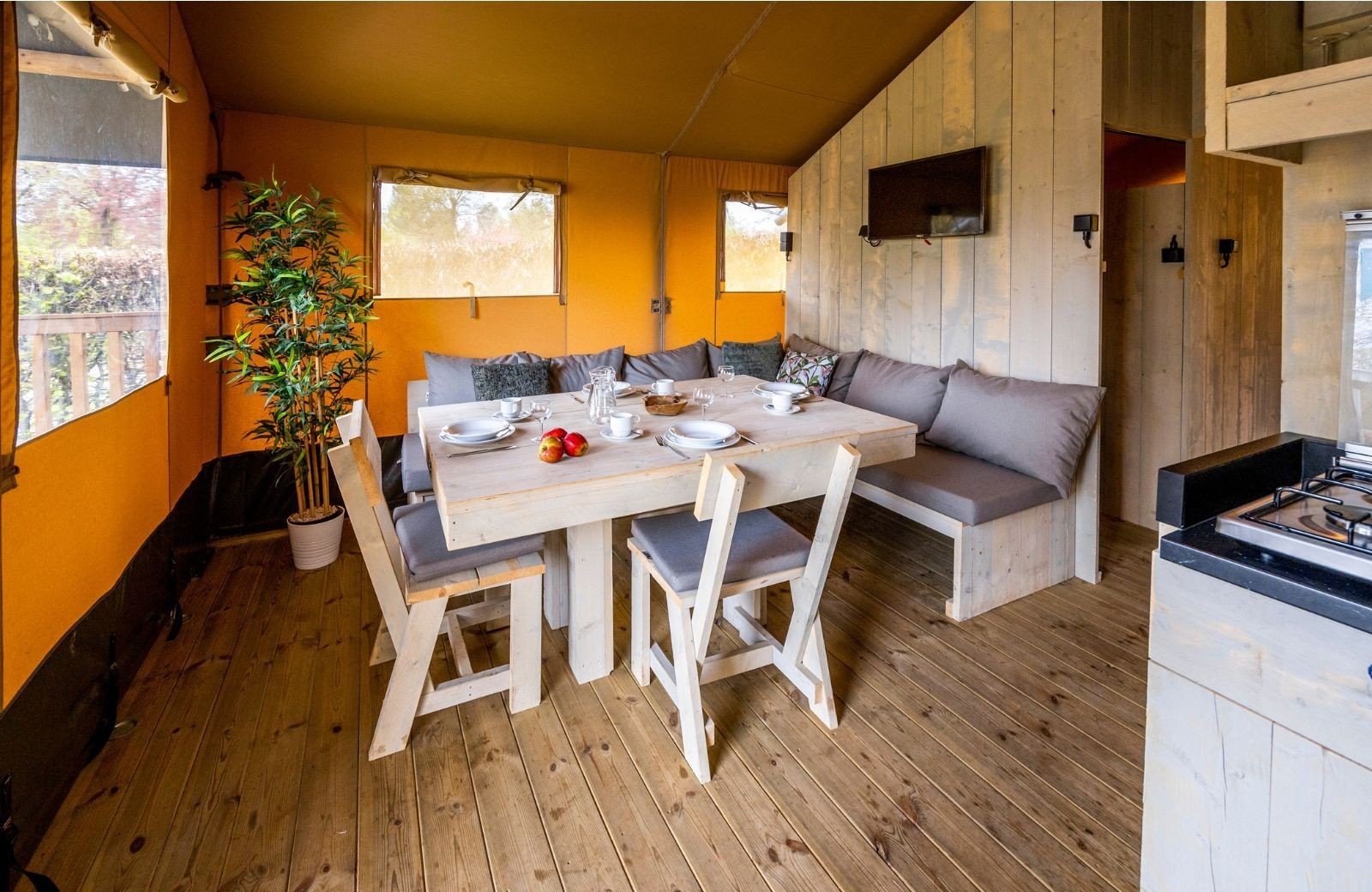 Glampingtent ardennen 2