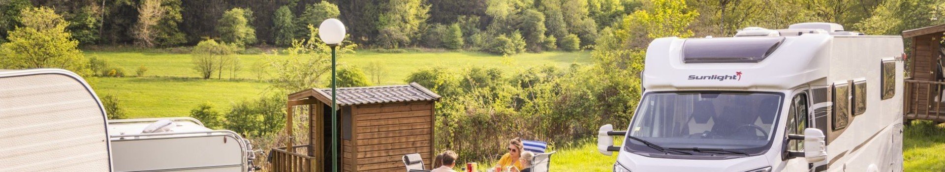 Naturcamping ardennen camper familie